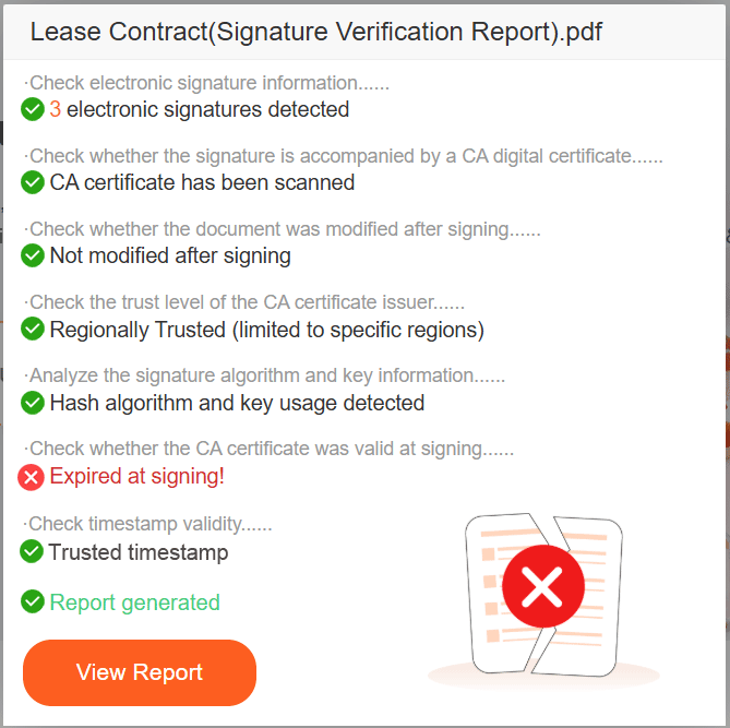 Scenario 5 - Certificate expired or revoked